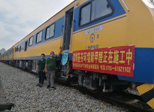中国中车集团JJC检修列车-深圳站除甲醛施工案例